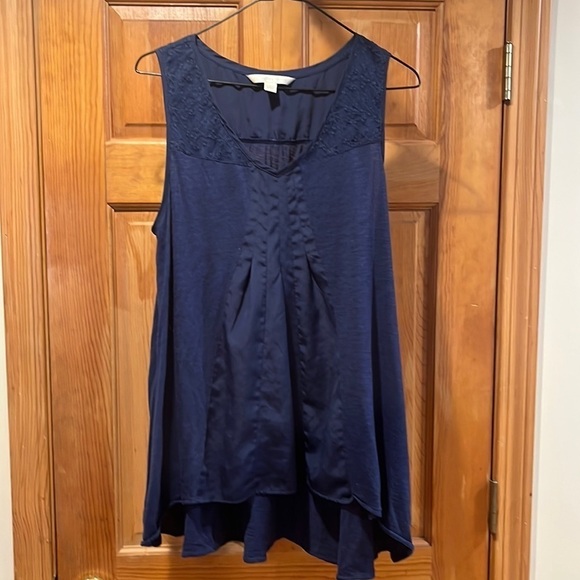 LC Lauren Conrad sleeveless top size large . - Picture 1 of 8